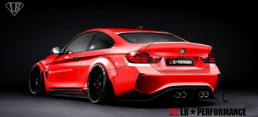  BMW 4-Series Coupe by Liberty Walk 2014 года  (фото 5 из 9)